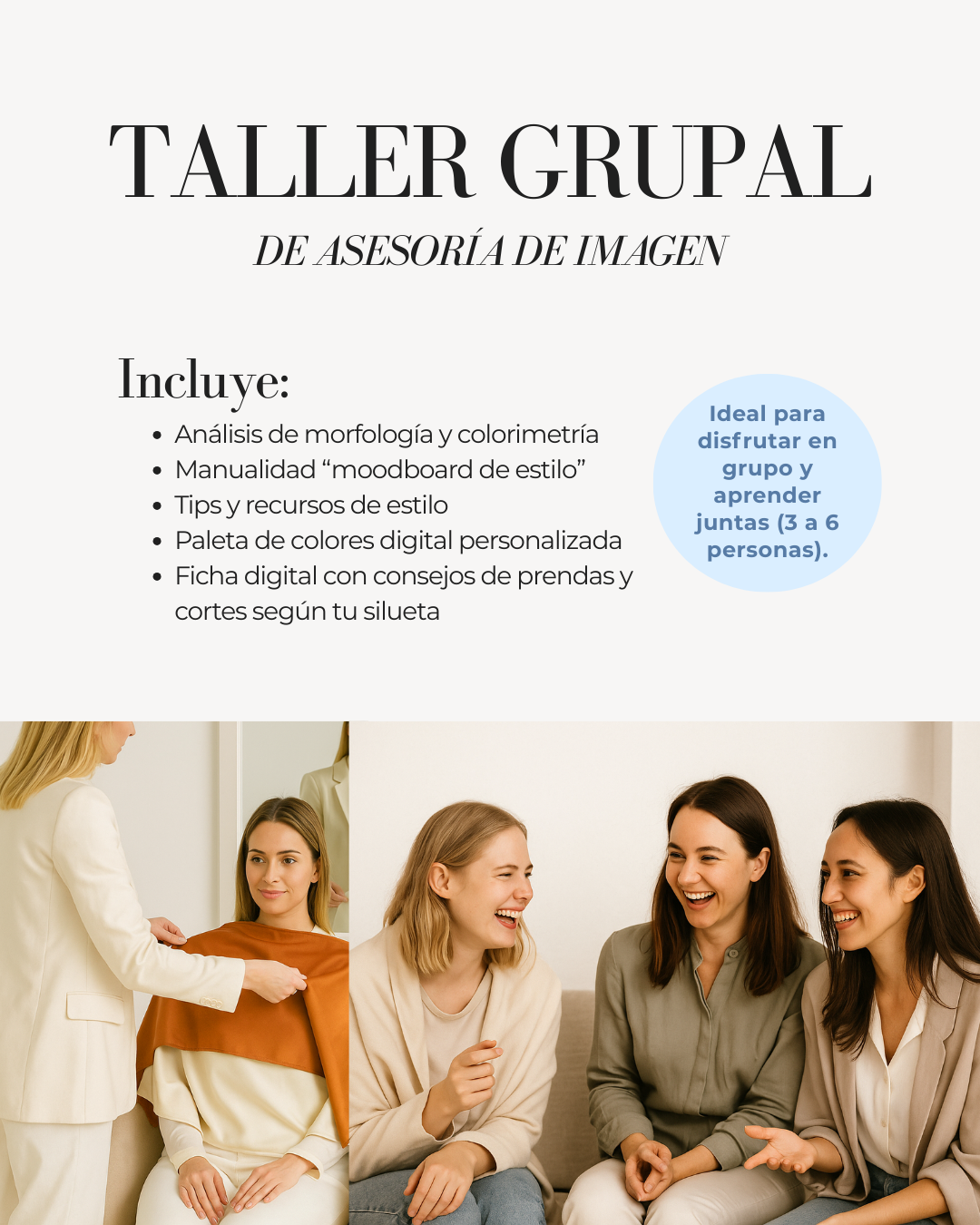 Taller grupal de Asesoría de Imagen